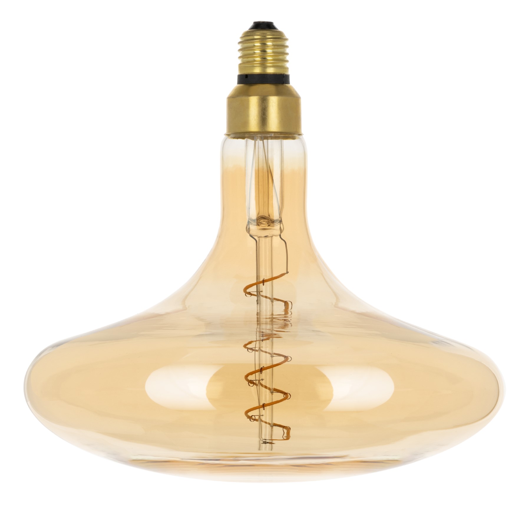 141873 BAI Shapes LED Pinot E27 4W 2200K Gold 180lm Dimmable 230V-240V CRI90-100 360D 245x237mm LED Filament lamp