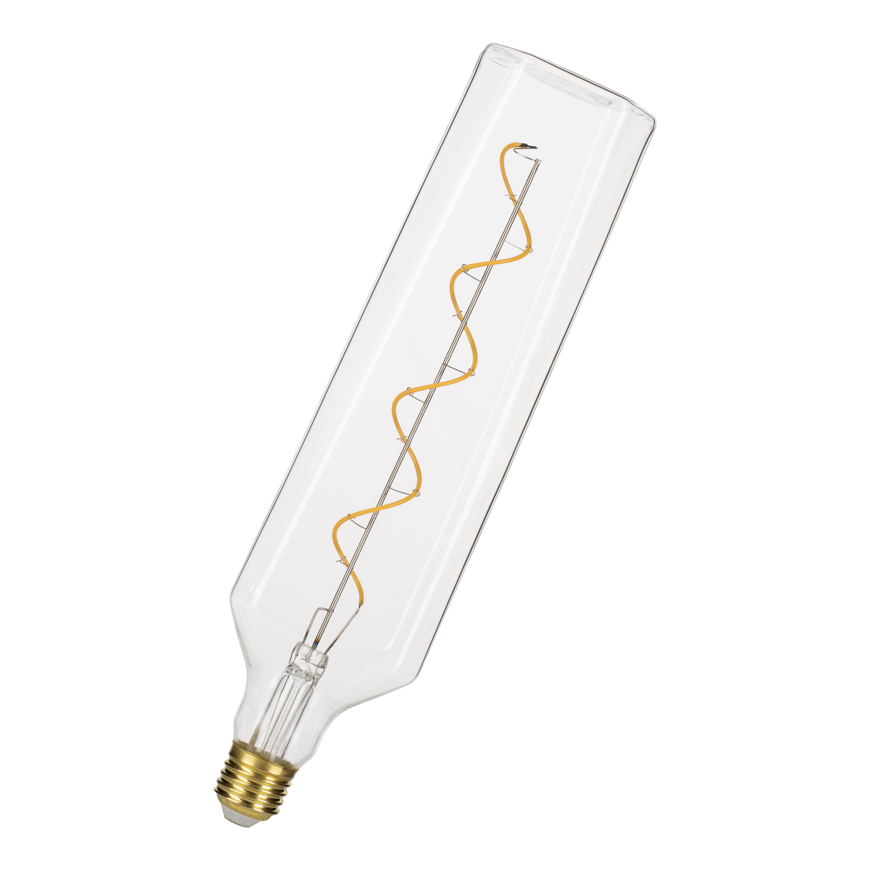 143040 BAI Shapes LED Aceto E27 4W 2200K Helder 240lm Dimbaar 230V-240V CRI90-100 360D 91x294mm LED Filament lamp