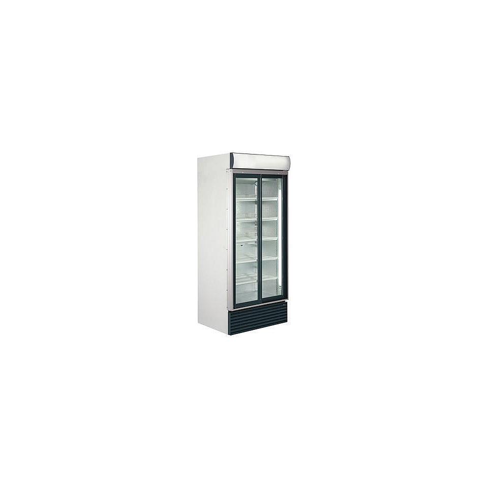 CBC 603-477 Caravell display koelkast (dubbele glasschuifDoors) 429 liter met Illum. canopy