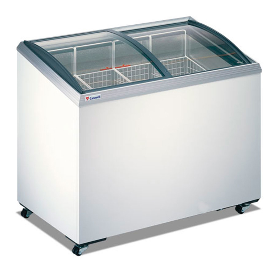 CSC 206-995 Caravell showcase glass sliding lids 149 liter